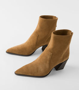 Zara Suede Boots, Light Brown, Size 39