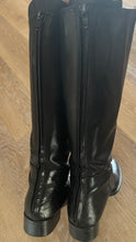 Load image into Gallery viewer, Bravo Browns Made in Italy Leather Riding Boots, Black, Size  37