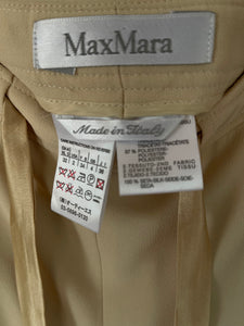 Max Mara Draw String Trousers, Beige, Size XS 2(US), 36(IT)