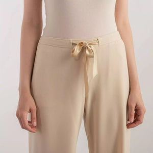 Max Mara Draw String Trousers, Beige, Size XS 2(US), 36(IT)