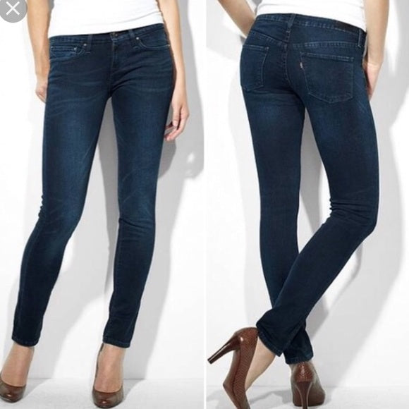 Levi's San Modern Rise Skinny Demi Curve Jeans, Size W16/L33 – The Op
