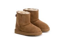 Load image into Gallery viewer, Ugg Kids Classic Outback Clothing Co Boots, Chestnut, Size US 1-2/ EU 32