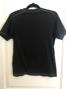 Guess Boys Slit-Neck T Shirt, Size 10/12