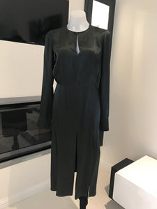 Stella McCartney Long Sleeve Silk Dress, Size AU 12/IT 42