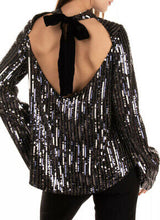 Load image into Gallery viewer, Perseverance Sequin Blouse, BNPT, Size 12