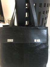 Load image into Gallery viewer, Country Road Black Leather Tote