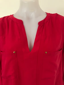 Portmans Blouse, Red, Size 14