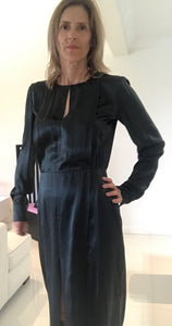 Stella McCartney Long Sleeve Silk Dress, Size AU 12/IT 42