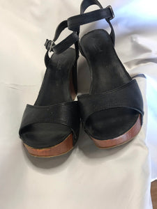 Lucky Brand Marshha Wedge Sandal, Size 38/8